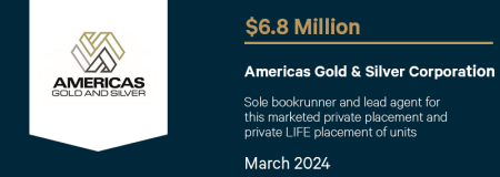Americas Gold & Silver Corporation-March 2024