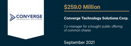 Converge Technology Solutions Corp.-September 2021