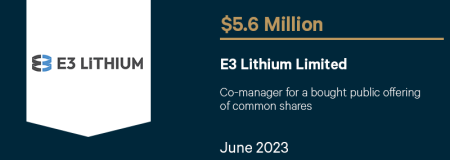E3 Lithium Limited-June 2023