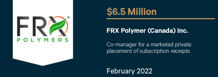 FRX Polymer (Canada) Inc.-February 2022