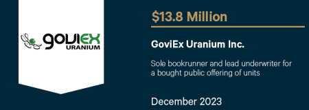 GoviEx Uranium Inc.-December 2023