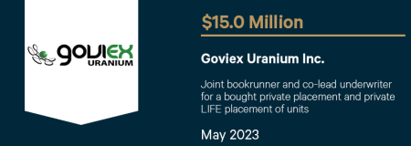Goviex Uranium Inc.-May 2023