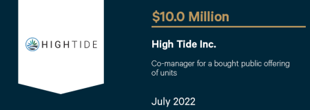 High Tide Inc.-July 2022
