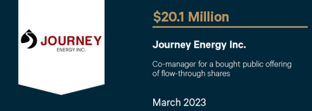 Journey Energy Inc.-March 2023