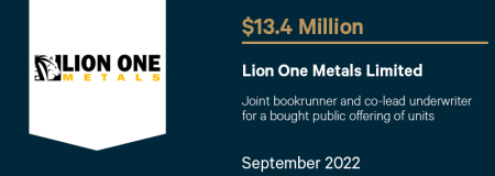 Lion One Metals Limited-September 2022