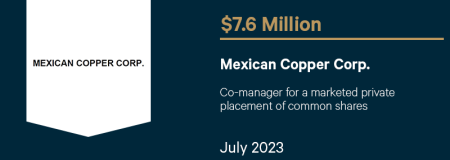 Mexican Copper Corp.-July 2023