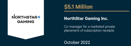NorthStar Gaming Inc.-October 2022