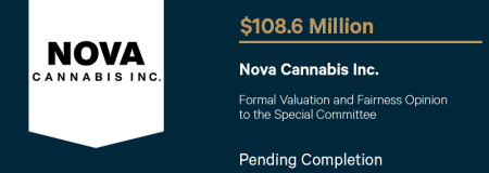 Nova Cannabis Inc-Pending Completion