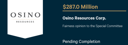 Osino Resources Corp.-Pending Completion