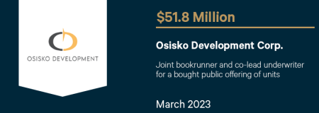 Osisko Development Corp.-March 2023