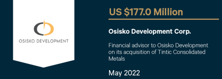 Osisko Development Corp.-May 2022