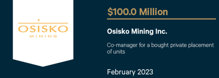 Osisko Mining Inc.-February 2023
