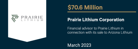 Prairie Lithium Corporation-March 2023
