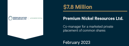 Premium Nickel Resources Ltd.-February 2023