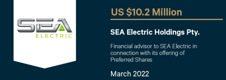 SEA Electric Holdings Pty.-March 2022