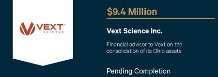 Vext Science, Inc.-Pending Completion