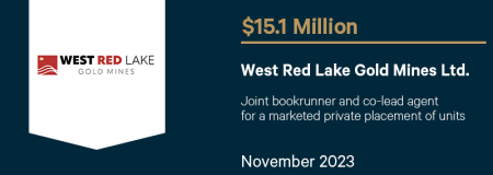 West Red Lake Gold Mines Ltd.-November 2023