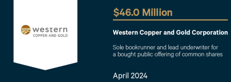 Western Copper and Gold Corporation-April 2024